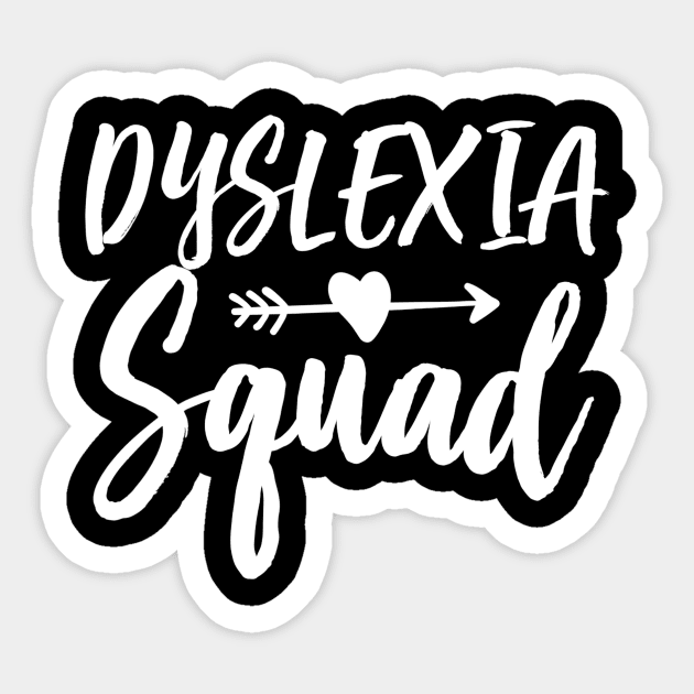 Dyslexia Teacher Therapist Squad Dyslexic Therapy Sticker by nellieuyangela